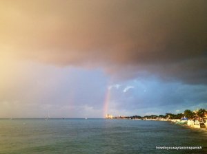 cozumel at the end of the rainbow